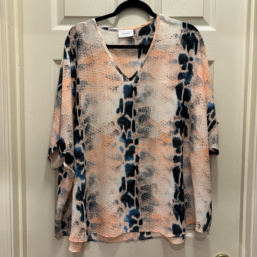 Adrienne- Animal Print Top- Small